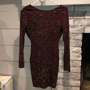 Windsor Long Sleeve Sparkle Dress Brand New